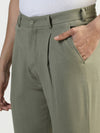 Sneaker Fit Olive Solid Pant