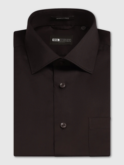 Chocolate Sauce Non-Iron Solid Shirt