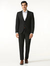 Black Two Piece Solid Suit