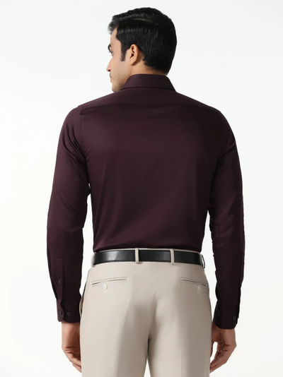 Cherry Lacquer Non Iron Solid Shirt