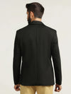 Formal Black Solid Blazer