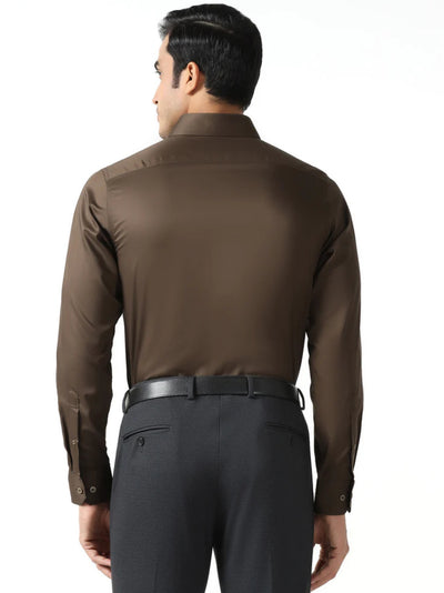 Tobacco Brown Solid Shirt