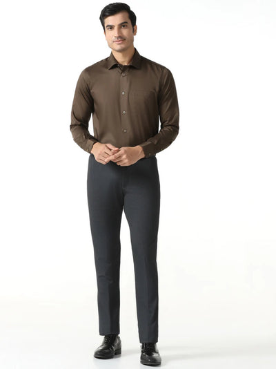 Tobacco Brown Solid Shirt