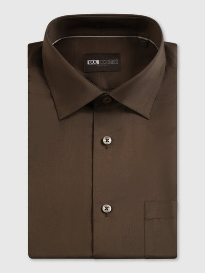 Tobacco Brown Solid Shirt