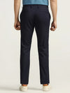 TechPro Slim Fit Casual Navy Solid Trousers
