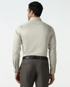 Cream Non-Iron Solid Shirt