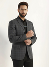 Charcoal Grey Wool Blazer