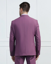 Three Piece Mauve Solid Formal Suit