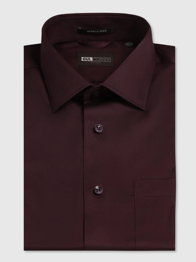 Cherry Lacquer Non Iron Solid Shirt