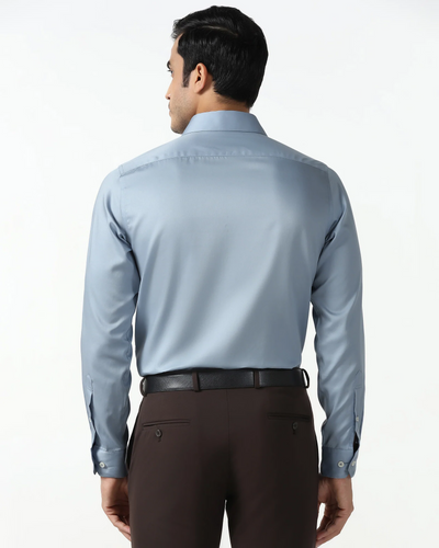 Blue Non-Iron Solid Shirt